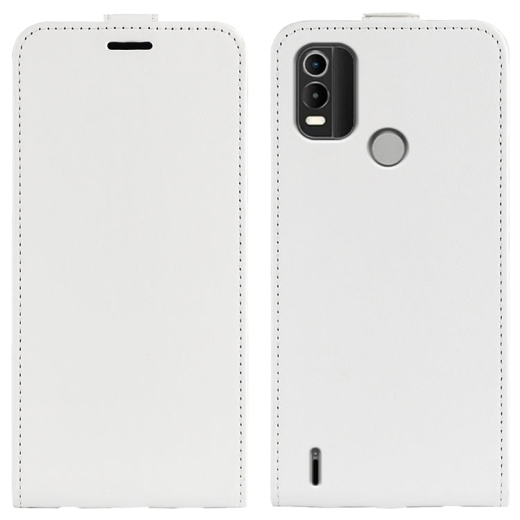 For Nokia C21 Plus R64 Texture Vertical Flip Leather Phone Case, For Nokia C21 Plus