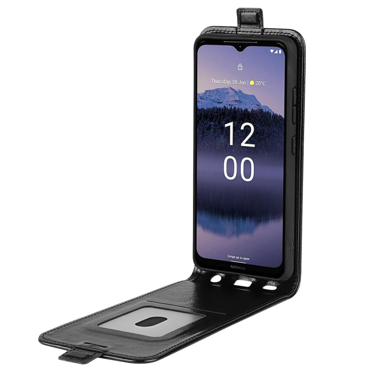 For Nokia G11 Plus R64 Texture Vertical Flip Leather Phone Case, For Nokia G11 Plus