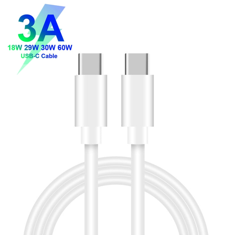 45W PD3.0 + 2 x QC3.0 USB Multi Port Charger with Type-C to Type-C Cable, EU Plug, EU Plug + Type-C to Type-C Cable