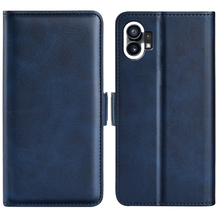 For Nothine Phone 1 Dual-side Magnetic Buckle Leather Phone Case, For Nothine Phone 1