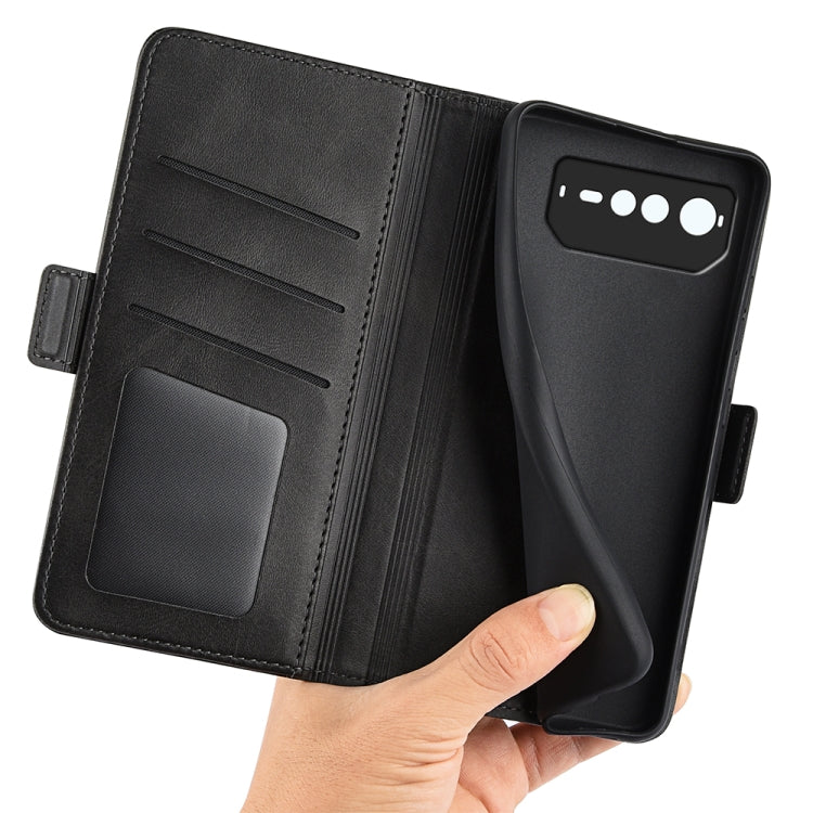 For Asus ROG Phone 6 Dual-side Magnetic Buckle Horizontal Flip Leather Phone Case, For Asus ROG Phone 6