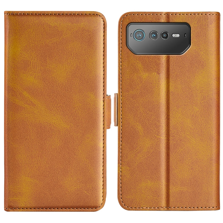 For Asus ROG Phone 6 Dual-side Magnetic Buckle Horizontal Flip Leather Phone Case, For Asus ROG Phone 6