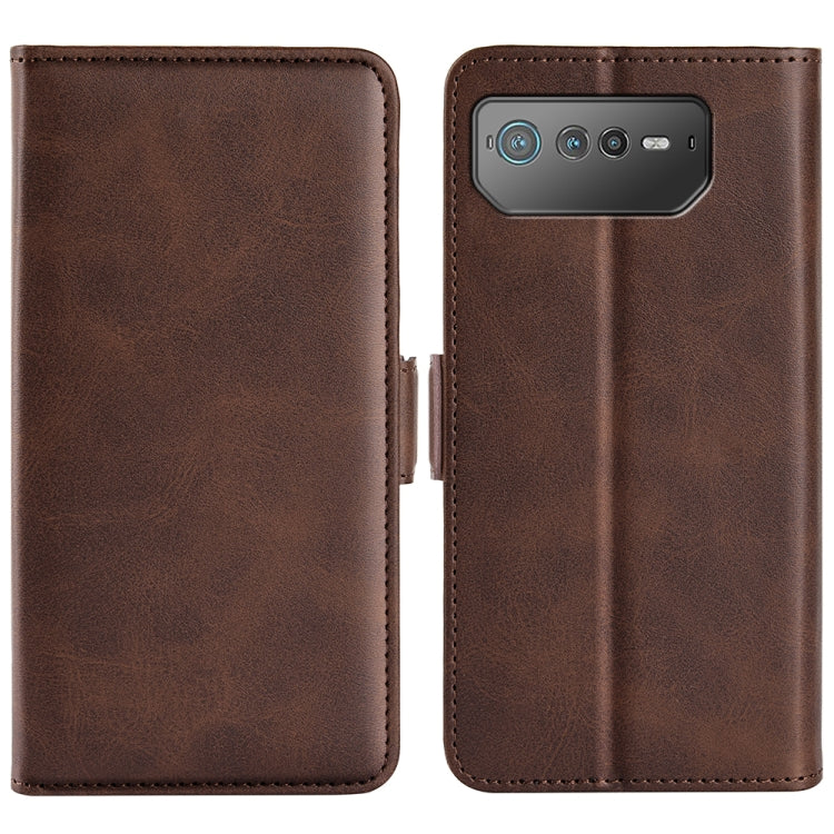 For Asus ROG Phone 6 Dual-side Magnetic Buckle Horizontal Flip Leather Phone Case, For Asus ROG Phone 6