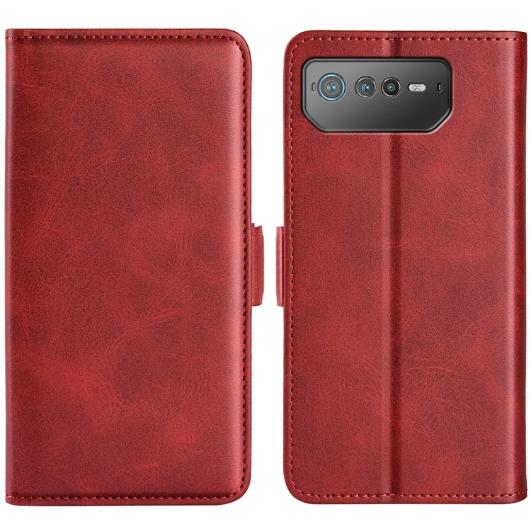 For Asus ROG Phone 6 Dual-side Magnetic Buckle Horizontal Flip Leather Phone Case, For Asus ROG Phone 6