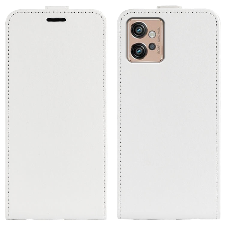 For Motorola Moto G32 R64 Texture Vertical Flip Leather Phone Case, For Motorola Moto G32