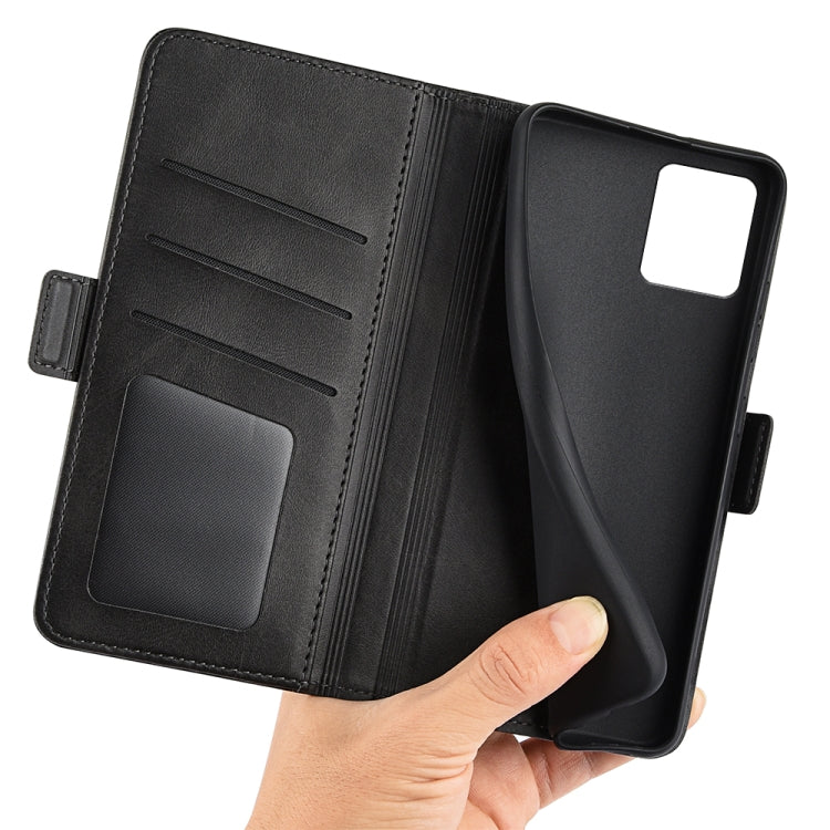 For Motorola Moto G32 Dual-side Magnetic Buckle Leather Phone Case, For Motorola Moto G32