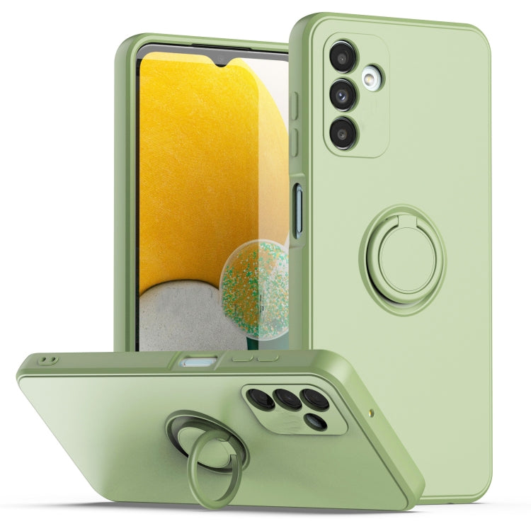 Ring Kickstand Silicone Phone Case, For Samsung Galaxy A14 5G