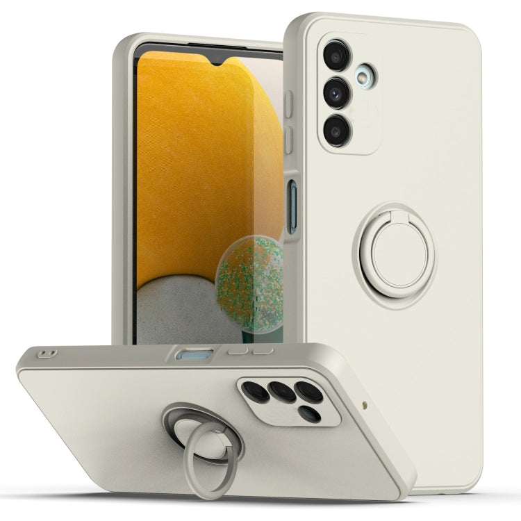 Ring Kickstand Silicone Phone Case, For Samsung Galaxy A14 5G