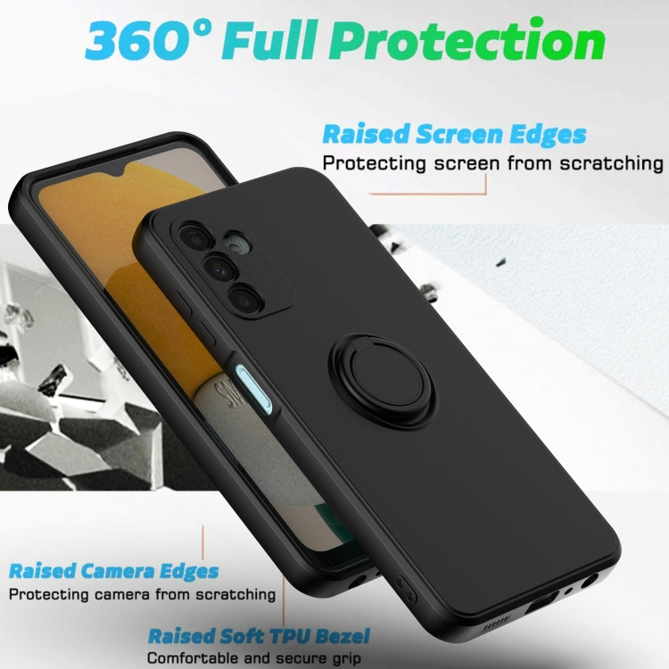 Ring Kickstand Silicone Phone Case, For Samsung Galaxy A14 5G