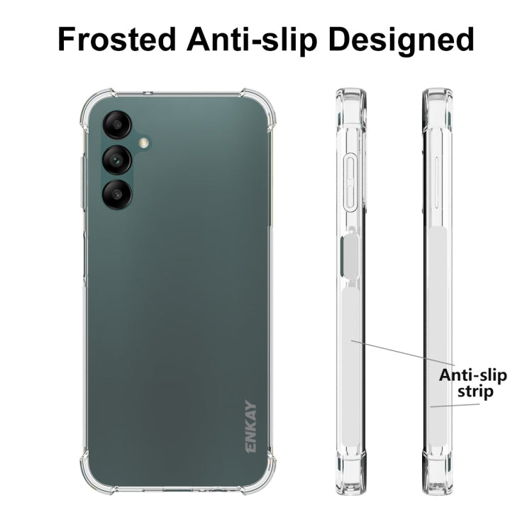 For Samsung Galaxy A14 5G ENKAY Transparent TPU Shockproof Phone Case