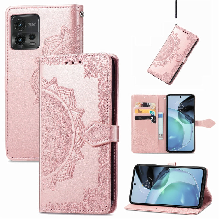 Mandala Flower Embossed Leather Phone Case, For Motorola Moto G72, For vivo V25, For Samsung Galaxy S23 5G, For Samsung Galaxy S23 Plus 5G, For Samsung Galaxy S23 Ultra 5G