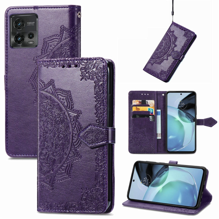Mandala Flower Embossed Leather Phone Case, For Motorola Moto G72, For vivo V25, For Samsung Galaxy S23 5G, For Samsung Galaxy S23 Plus 5G, For Samsung Galaxy S23 Ultra 5G