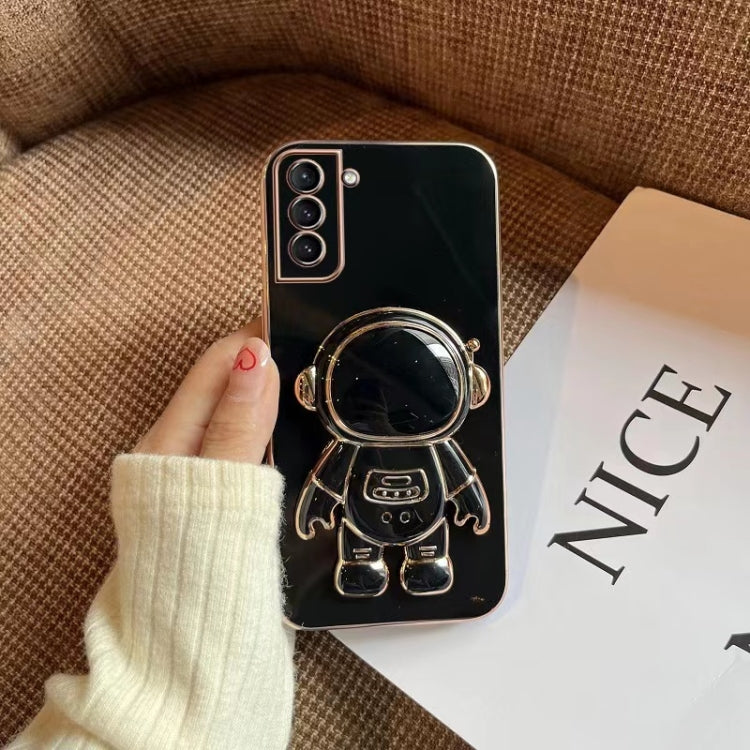 Plating Astronaut Holder Phone Case, For Samsung Galaxy A51 4G, For Samsung Galaxy A71 4G, For Samsung Galaxy A72 4G/5G, For Samsung Galaxy A32 4G, For Samsung Galaxy A13 4G, For Samsung A13 5G, For Samsung Galaxy A23, For Samsung Galaxy  A53 5G
