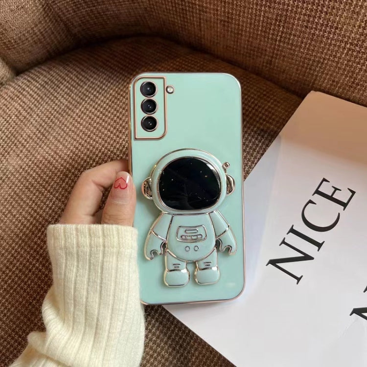 Plating Astronaut Holder Phone Case, For Samsung Galaxy A51 4G, For Samsung Galaxy A71 4G, For Samsung Galaxy A72 4G/5G, For Samsung Galaxy A32 4G, For Samsung Galaxy A13 4G, For Samsung A13 5G, For Samsung Galaxy A23, For Samsung Galaxy  A53 5G