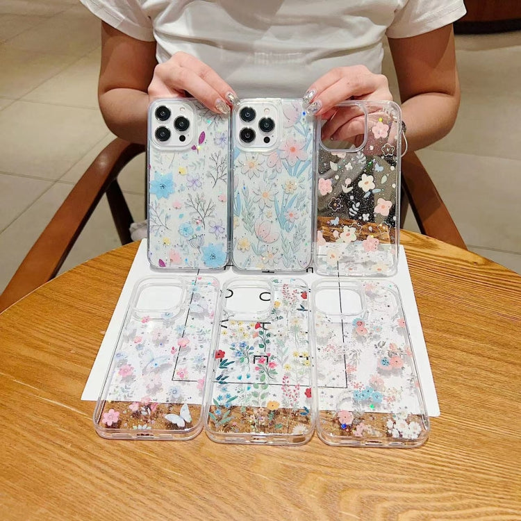 Fresh Small Floral Epoxy TPU Phone Case, For iPhone 7 Plus / 8 Plus, For iPhone X / XS