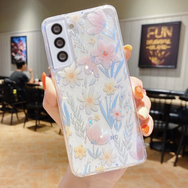 Fresh Small Floral Epoxy TPU Phone Case, For Samsung Galaxy Note20 Ultra, For Samsung Galaxy A32 4G, For Samsung Galaxy A42, For Samsung Galaxy A72 5G / 4G, For Samsung Galaxy A71, For Samsung Galaxy A50, For Galaxy A70, For Samsung Galaxy A02s EU Version
