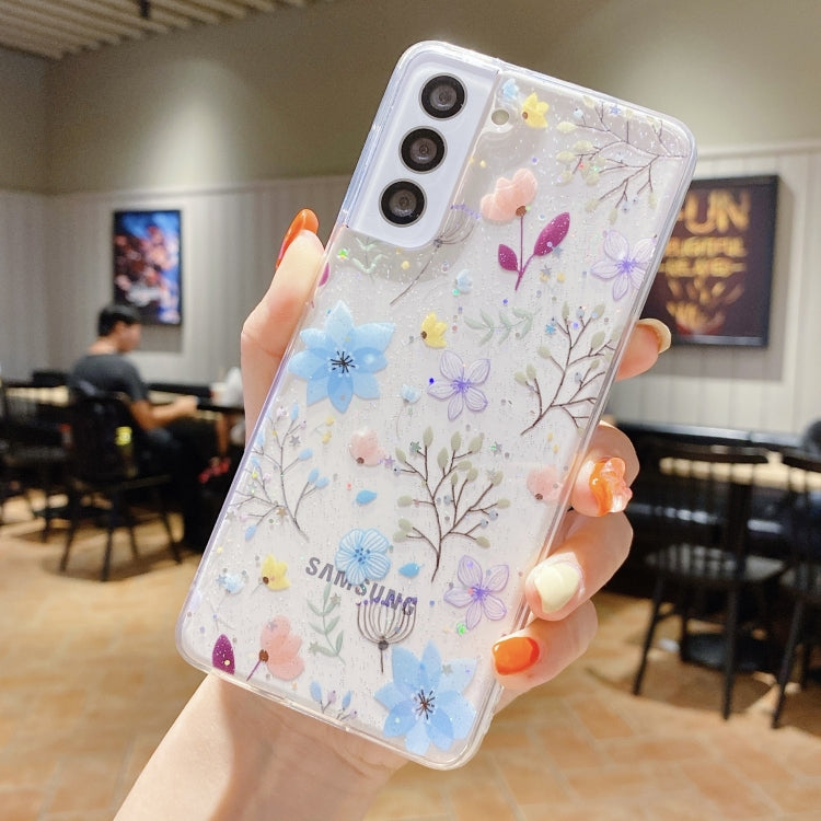 Fresh Small Floral Epoxy TPU Phone Case, For Samsung Galaxy Note20 Ultra, For Samsung Galaxy A32 4G, For Samsung Galaxy A42, For Samsung Galaxy A72 5G / 4G, For Samsung Galaxy A71, For Samsung Galaxy A50, For Galaxy A70, For Samsung Galaxy A02s EU Version