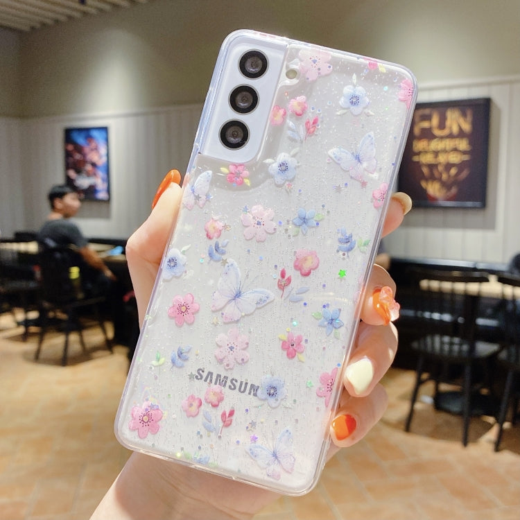 Fresh Small Floral Epoxy TPU Phone Case, For Samsung Galaxy Note20 Ultra, For Samsung Galaxy A32 4G, For Samsung Galaxy A42, For Samsung Galaxy A72 5G / 4G, For Samsung Galaxy A71, For Samsung Galaxy A50, For Galaxy A70, For Samsung Galaxy A02s EU Version