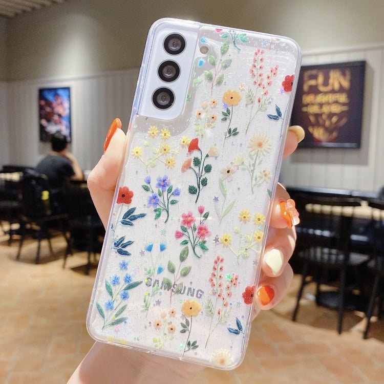 Fresh Small Floral Epoxy TPU Phone Case, For Samsung Galaxy Note20 Ultra, For Samsung Galaxy A32 4G, For Samsung Galaxy A42, For Samsung Galaxy A72 5G / 4G, For Samsung Galaxy A71, For Samsung Galaxy A50, For Galaxy A70, For Samsung Galaxy A02s EU Version