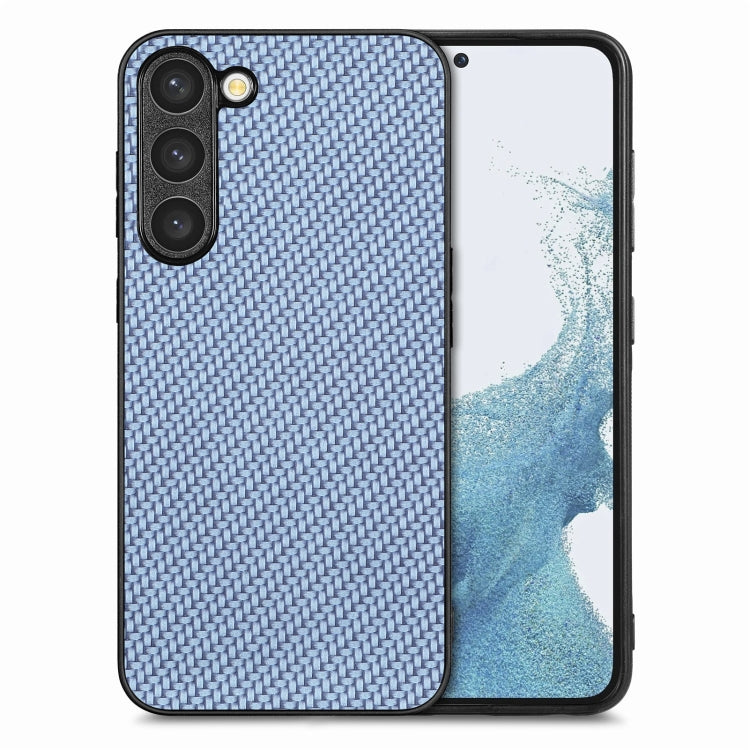 Carbon Fiber Texture Leather Back Cover Phone Case, For Samsung Galaxy S23 5G, For Samsung Galaxy S23+ 5G, For Samsung Galaxy S23 Ultra 5G