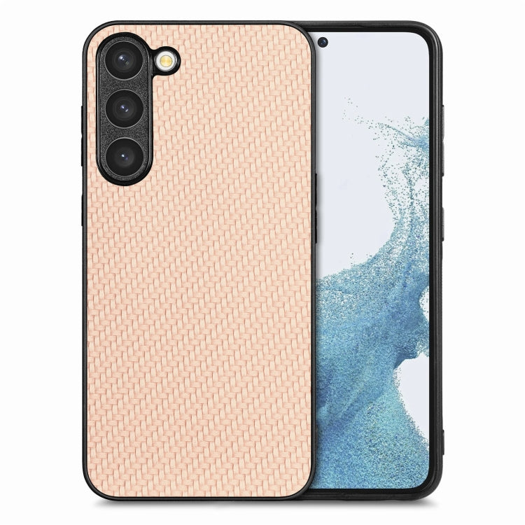 Carbon Fiber Texture Leather Back Cover Phone Case, For Samsung Galaxy S23 5G, For Samsung Galaxy S23+ 5G, For Samsung Galaxy S23 Ultra 5G