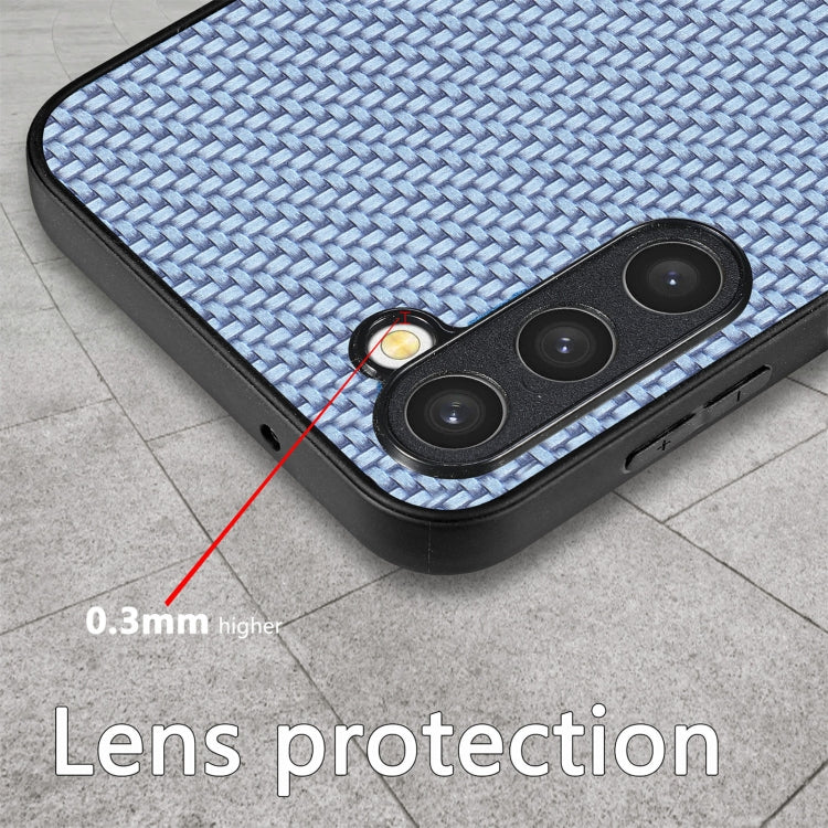 Carbon Fiber Texture Leather Back Cover Phone Case, For Samsung Galaxy S23 5G, For Samsung Galaxy S23+ 5G, For Samsung Galaxy S23 Ultra 5G