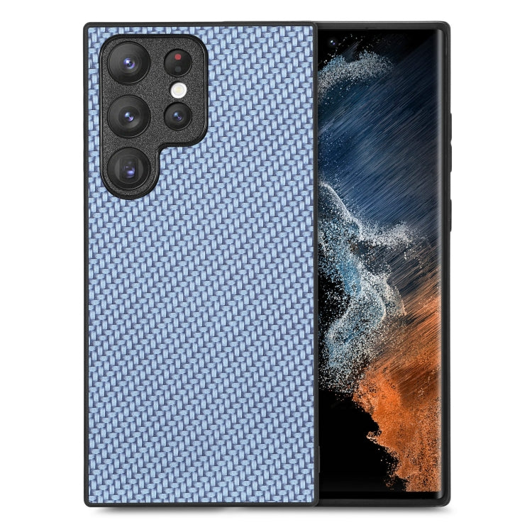 Carbon Fiber Texture Leather Back Cover Phone Case, For Samsung Galaxy S23 5G, For Samsung Galaxy S23+ 5G, For Samsung Galaxy S23 Ultra 5G
