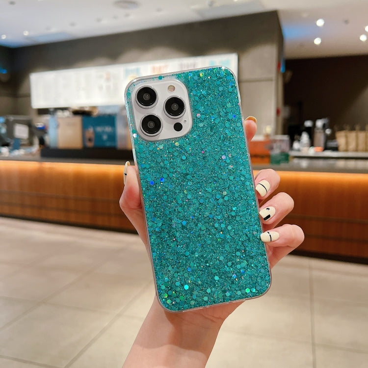 Glitter Sequins Epoxy TPU Phone Case, For iPhone 14 Pro Max, For iPhone 14 Plus, For iPhone 14 Pro, For iPhone 14, For iPhone 13 Pro Max, For iPhone 13 Pro