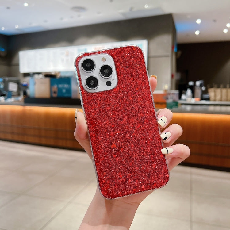Glitter Sequins Epoxy TPU Phone Case, For iPhone 14 Pro Max, For iPhone 14 Plus, For iPhone 14 Pro, For iPhone 14, For iPhone 13 Pro Max, For iPhone 13 Pro