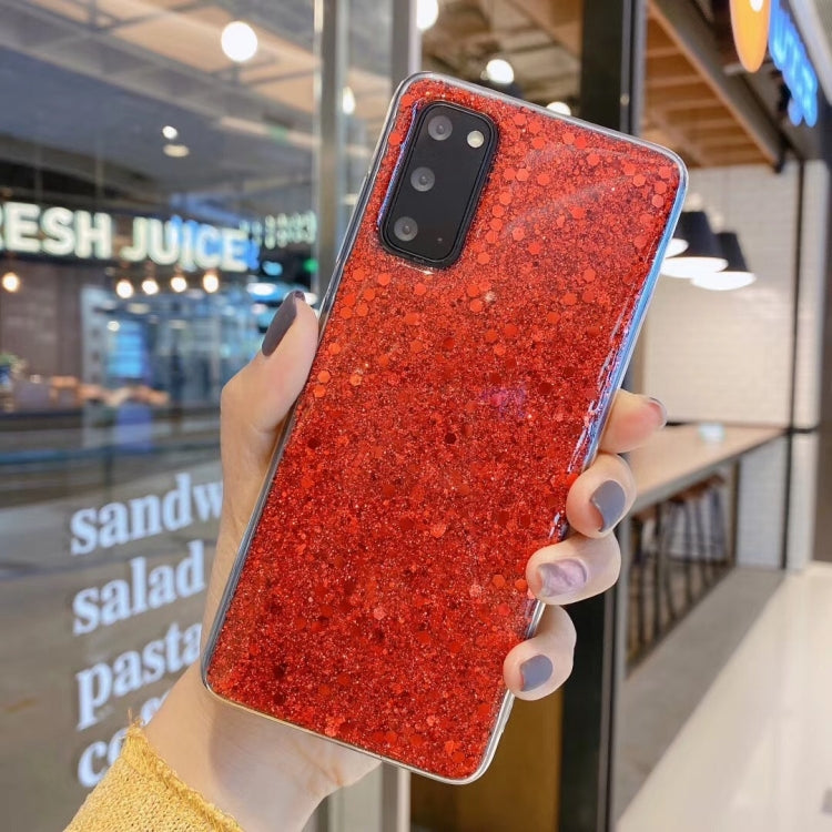Glitter Sequins Epoxy TPU Phone Case, For Samsung Galaxy A11, For Samsung Galaxy A21, For Samsung Galaxy A21s, For Samsung Galaxy A31, For Samsung Galaxy A41, For Samsung Galaxy A51 4G
