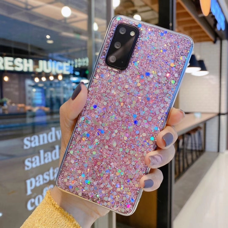 Glitter Sequins Epoxy TPU Phone Case, For Samsung Galaxy A71 4G, For Samsung Galaxy A42 5G, For Samsung Galaxy A72 4G / 5G, For Samsung Galaxy A02s  EU Edition, For Samsung Galaxy S21  5G, For Samsung Galaxy S21+ 5G