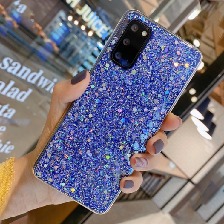 Glitter Sequins Epoxy TPU Phone Case, For Samsung Galaxy A71 4G, For Samsung Galaxy A42 5G, For Samsung Galaxy A72 4G / 5G, For Samsung Galaxy A02s  EU Edition, For Samsung Galaxy S21  5G, For Samsung Galaxy S21+ 5G