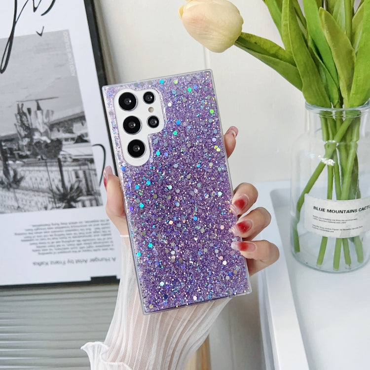 Glitter Sequins Epoxy TPU Phone Case, For Samsung Galaxy A03s EU Edition, For Samsung Galaxy S22 5G, For Samsung Galaxy S22+ 5G, For Samsung Galaxy S22 Ultra 5G, For Samsung Galaxy A23, For Samsung Galaxy A13 5G
