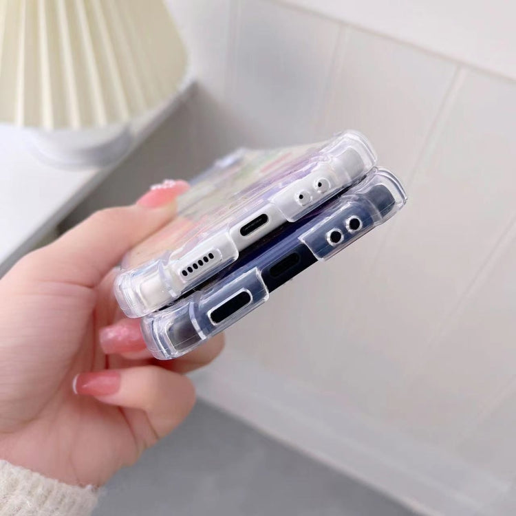 Cosmic Star Glitter Epoxy TPU Phone Case, For Samsung Galaxy Z Flip3, For Samsung Galaxy Z Flip4
