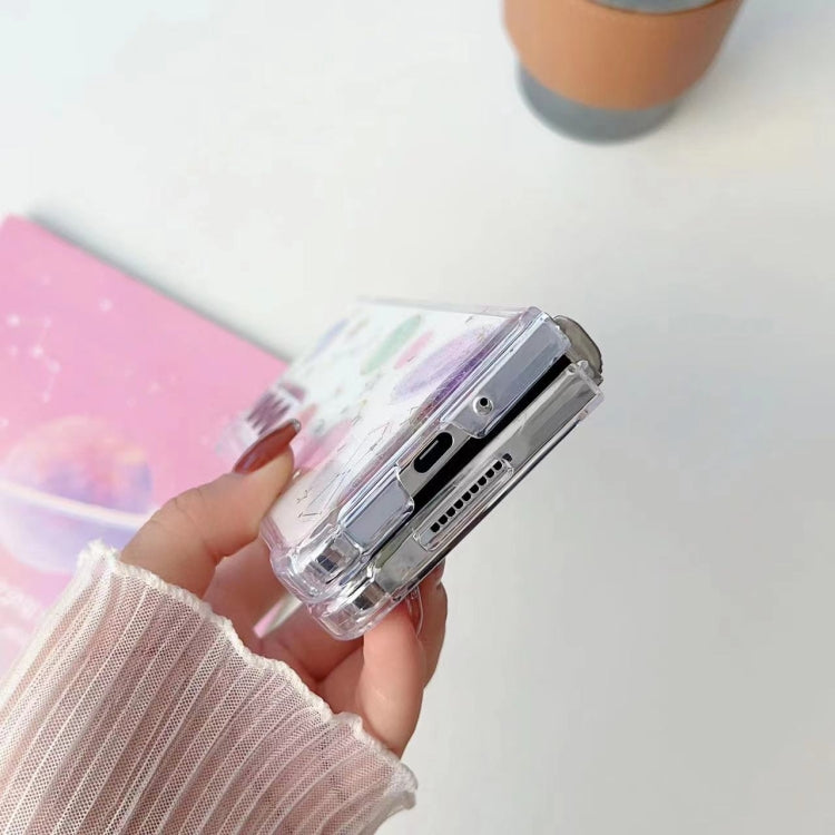 Cosmic Star Glitter Epoxy TPU Phone Case, For Samsung Galaxy Z Fold3, For Samsung Galaxy Z Fold4