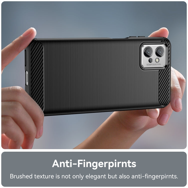 For Motorola Moto G32 Brushed Texture Carbon Fiber TPU Phone Case, For Motorola Moto G32