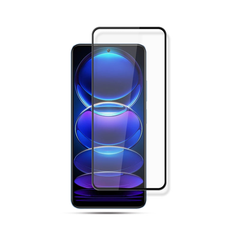 For Xiaomi Redmi Note 12 mocolo 2.5D Full Glue Tempered Glass Full Film, For Xiaomi Redmi Note 12 China
