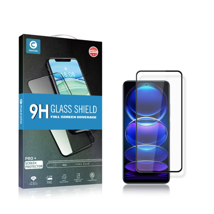 For Xiaomi Redmi Note 12 Pro mocolo 2.5D Full Glue Tempered Glass Full Film, For Xiaomi Redmi Note 12 Pr