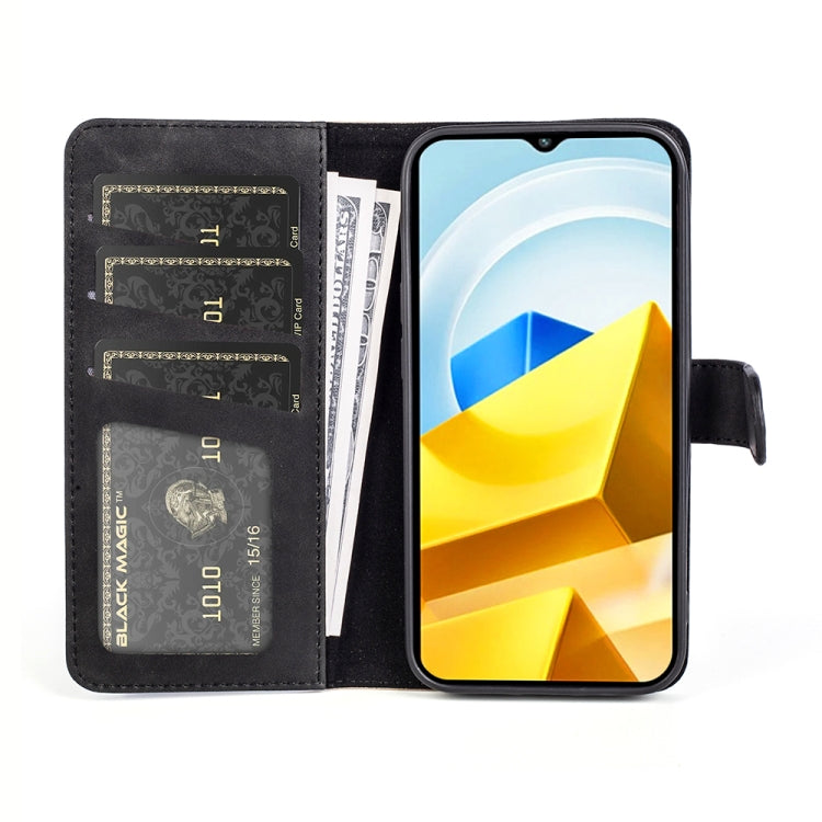 For Xiaomi Poco M5 4G Stitching Horizontal Flip Leather Phone Case, For Xiaomi Poco M5 4G