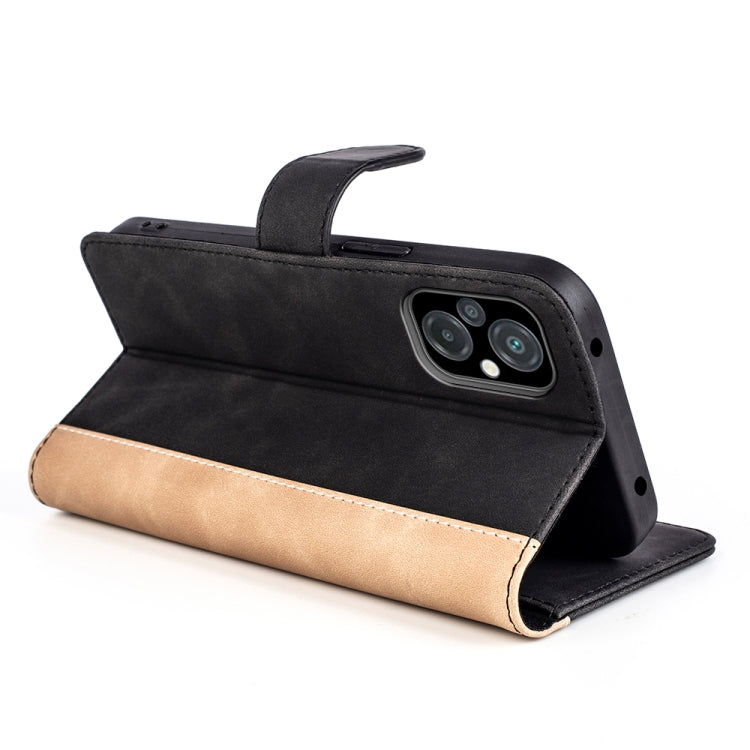 For Xiaomi Poco M5 4G Stitching Horizontal Flip Leather Phone Case, For Xiaomi Poco M5 4G
