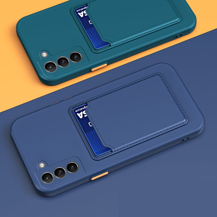 Skin Feel Card TPU Contrast Color Button Phone Case, For Samsung Galaxy A54 5G, For Samsung Galaxy A34 5G