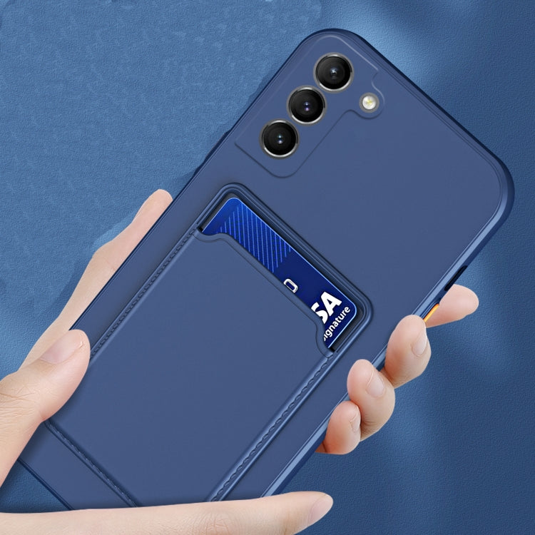 Skin Feel Card TPU Contrast Color Button Phone Case, For Samsung Galaxy A54 5G, For Samsung Galaxy A34 5G