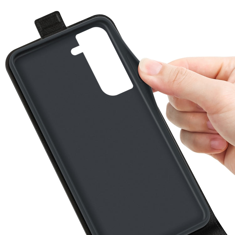 For Samsung Galaxy S23 5G R64 Texture Vertical Flip Leather Phone Case, For Samsung Galaxy S23 5G