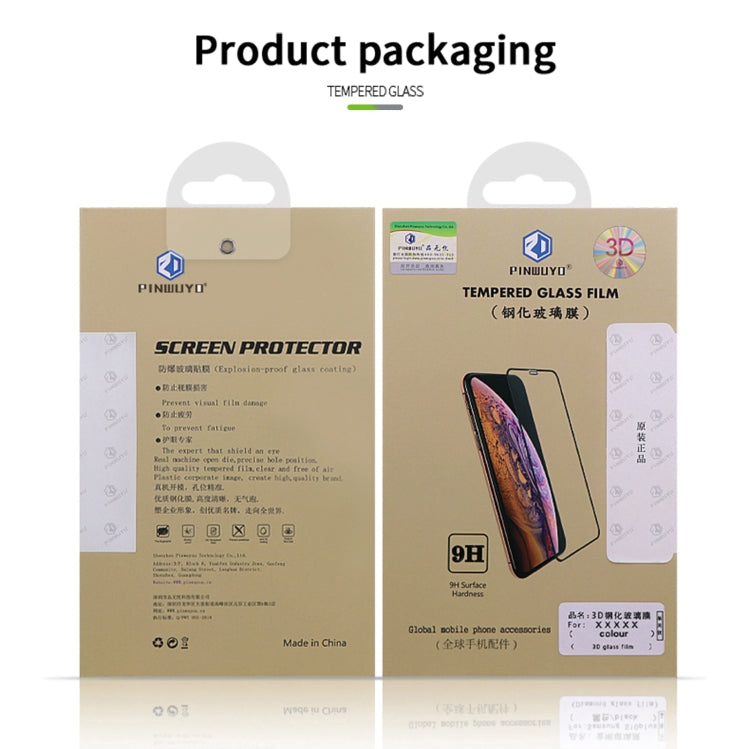 PINWUYO 9H 3D Curved Full Screen Explosion-proof Tempered Glass Film, For Google Pixel 7A, For Xiaomi Redmi 12C, For Xiaomi Redmi K60 / K60 Pro, For Honor 80 GT
