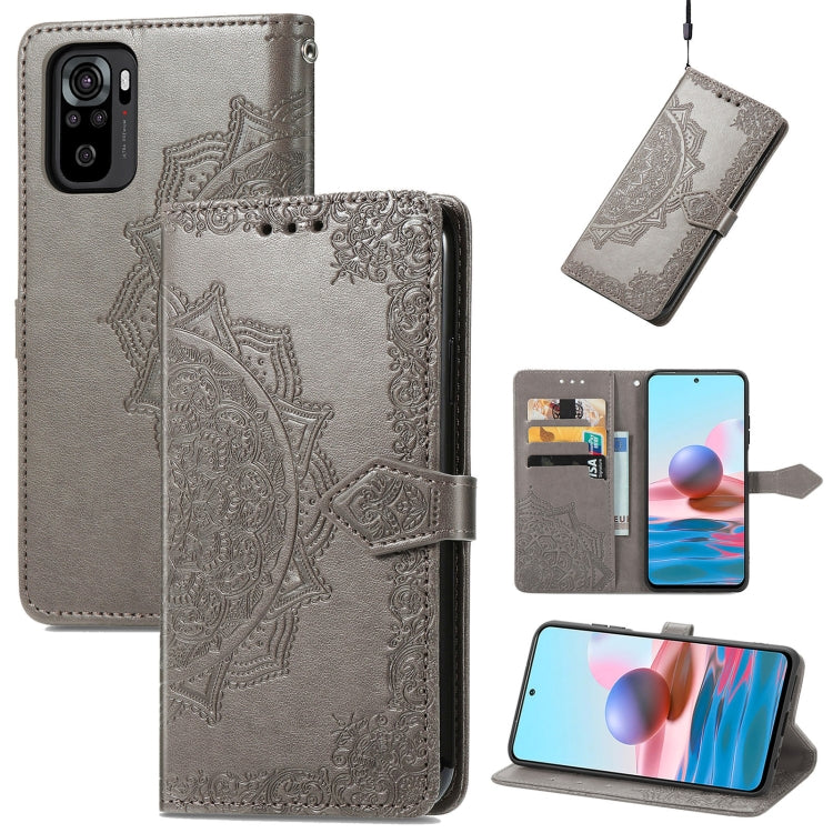 Mandala Flower Embossed Leather Phone Case, For Xiaomi Poco X4 GT, For Xiaomi Redmi Note 10S, For Asus Zenfone 9, For vivo T2X 5G, For vivo V23 5G, For vivo X80 Lite, For vivo X80 Pro