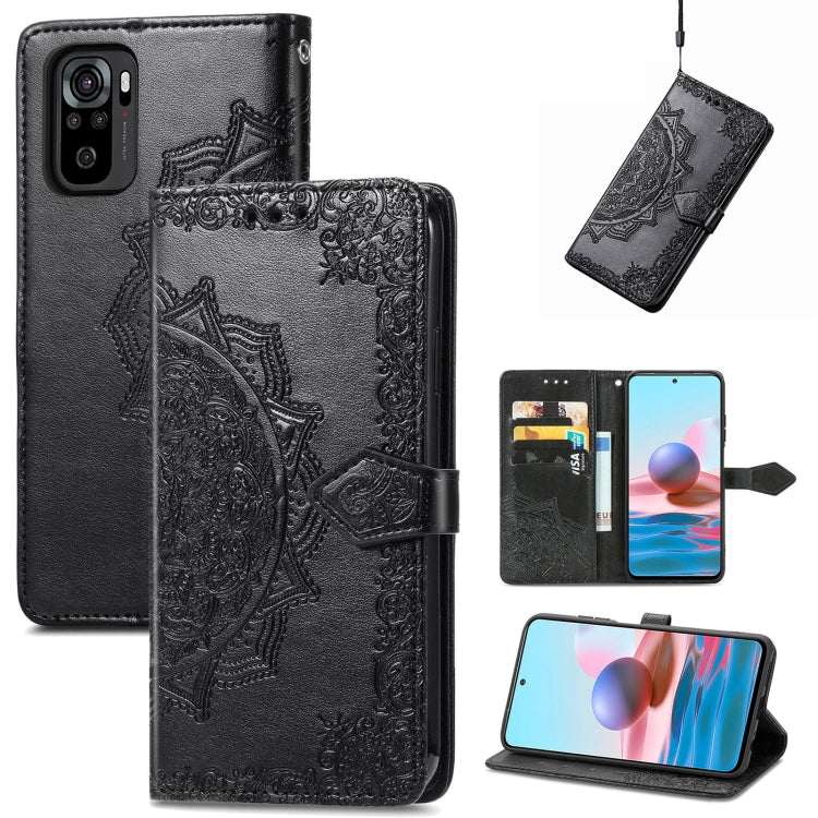 Mandala Flower Embossed Leather Phone Case, For Xiaomi Poco X4 GT, For Xiaomi Redmi Note 10S, For Asus Zenfone 9, For vivo T2X 5G, For vivo V23 5G, For vivo X80 Lite, For vivo X80 Pro