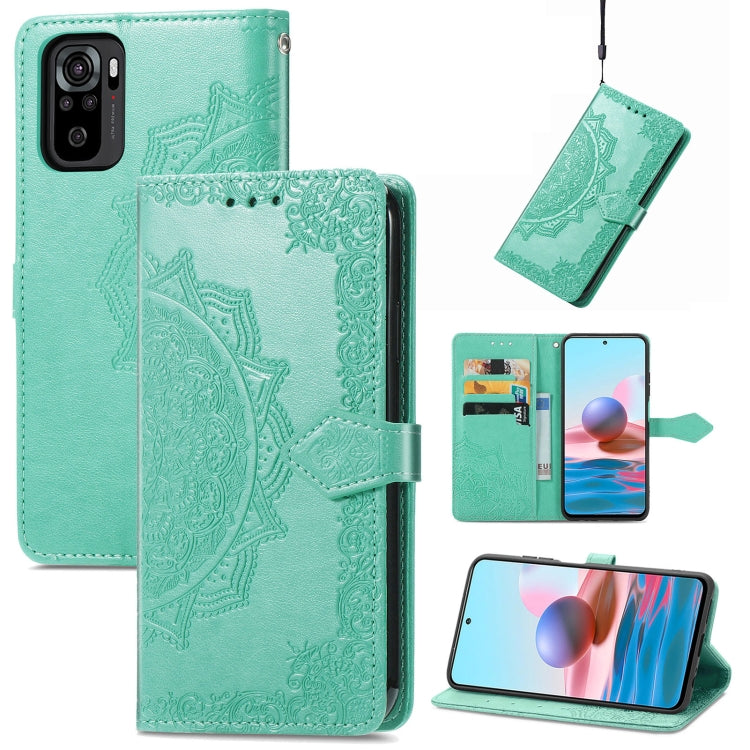 Mandala Flower Embossed Leather Phone Case, For Xiaomi Poco X4 GT, For Xiaomi Redmi Note 10S, For Asus Zenfone 9, For vivo T2X 5G, For vivo V23 5G, For vivo X80 Lite, For vivo X80 Pro