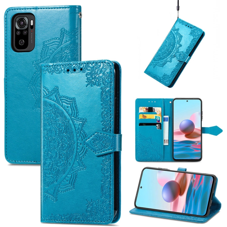 Mandala Flower Embossed Leather Phone Case, For Xiaomi Poco X4 GT, For Xiaomi Redmi Note 10S, For Asus Zenfone 9, For vivo T2X 5G, For vivo V23 5G, For vivo X80 Lite, For vivo X80 Pro
