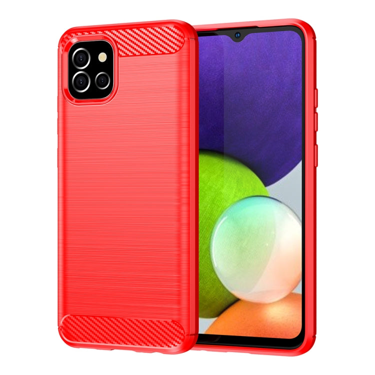 Brushed Texture Carbon Fiber TPU Phone Case, For Samsung Galaxy F04, For Xiaomi Redmi K60E, For Xiaomi Poco C50, For Xiaomi Redmi Note 12 Pro Speed, For Infinix Note 12i, For Infinix Hot 12 Play, For Infinix Hot 12 Play NFC, For Infinix Hot 20S        ...