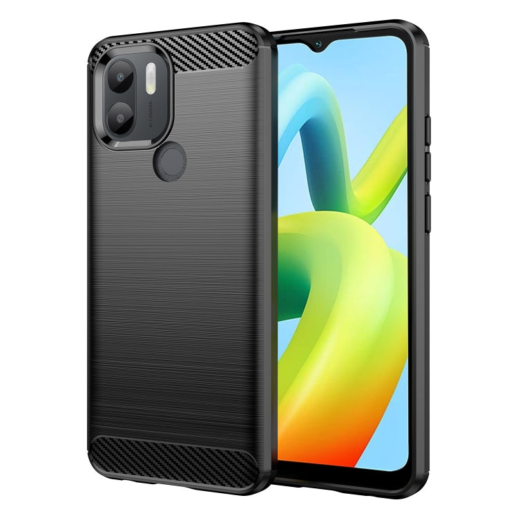 Brushed Texture Carbon Fiber TPU Phone Case, For Samsung Galaxy F04, For Xiaomi Redmi K60E, For Xiaomi Poco C50, For Xiaomi Redmi Note 12 Pro Speed, For Infinix Note 12i, For Infinix Hot 12 Play, For Infinix Hot 12 Play NFC, For Infinix Hot 20S        ...